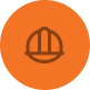 Construction hard hat icon